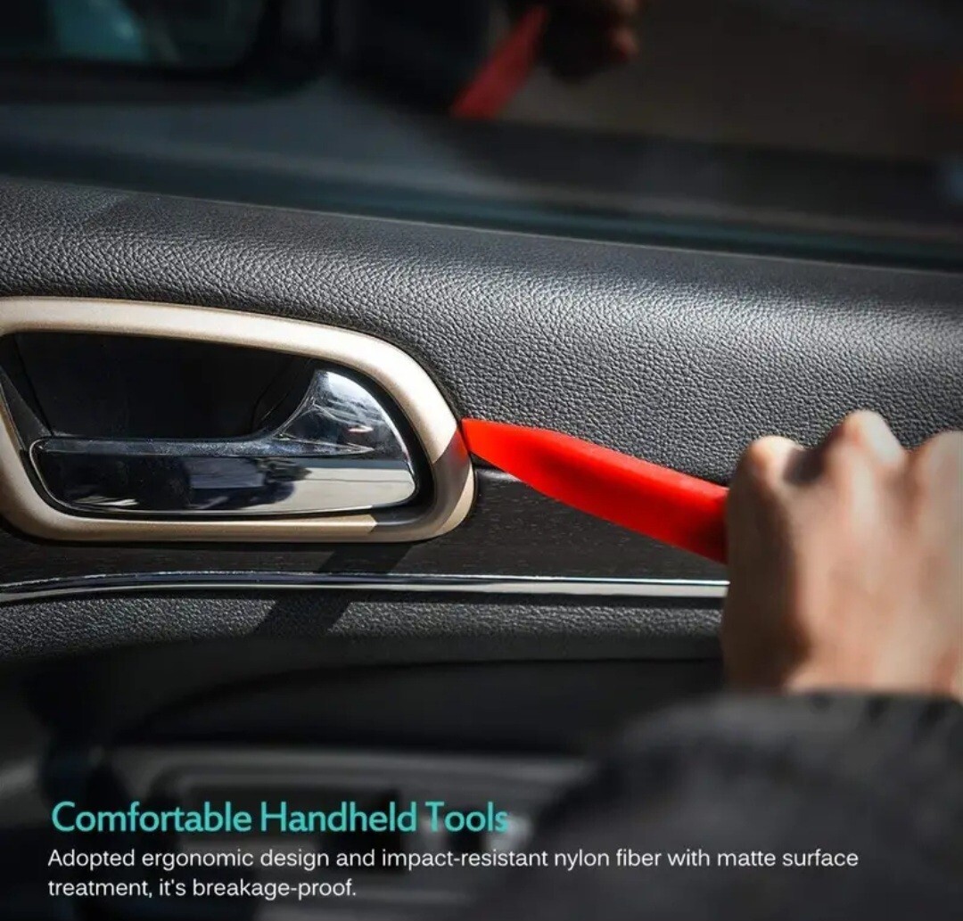 4 Piece Auto Trim Remover Tool Sticks Automotive Interior Clip Removal Pry Kit - Image 3