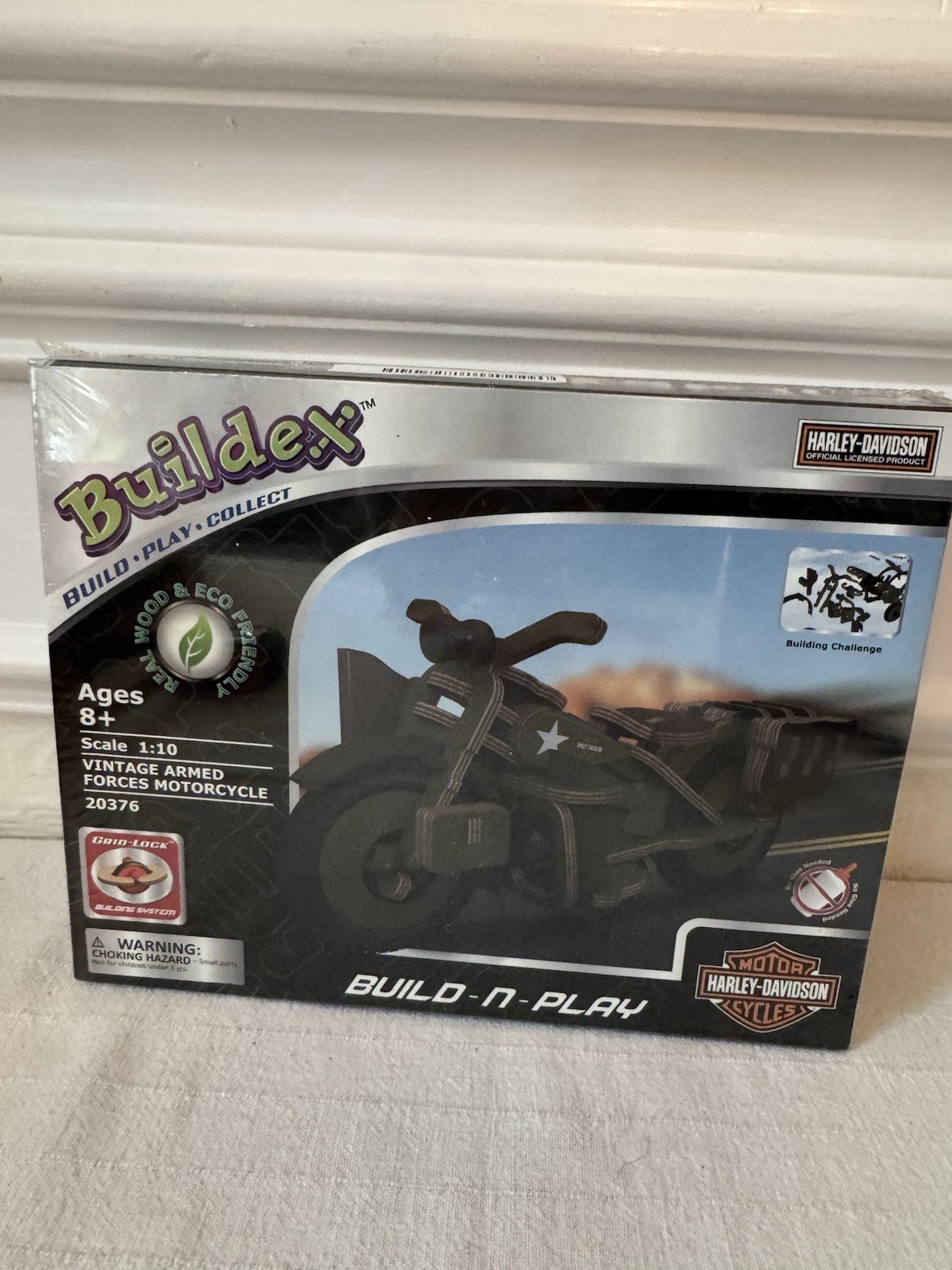 Buildex HARLEY DAVIDSON Kit #20376 Lot Of 2 Armed Forces Motorcycle, New - Image 3