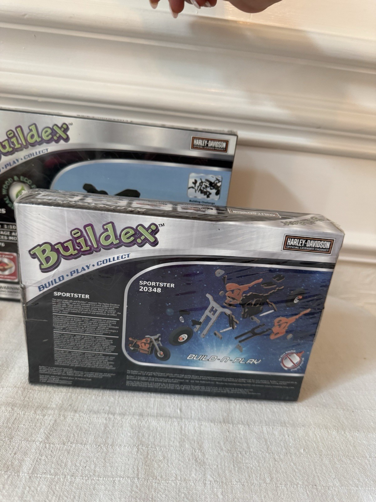 Buildex HARLEY DAVIDSON Kit #20376 Lot Of 2 Armed Forces Motorcycle, New - Image 4