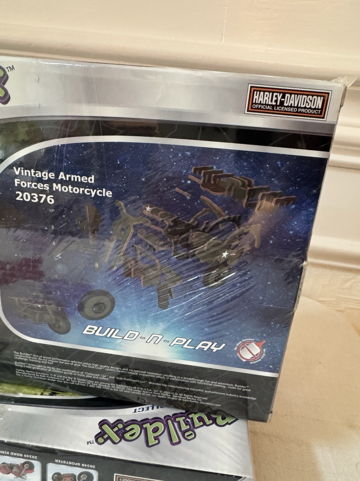 Buildex HARLEY DAVIDSON Kit #20376 Lot Of 2 Armed Forces Motorcycle, New - Image 5
