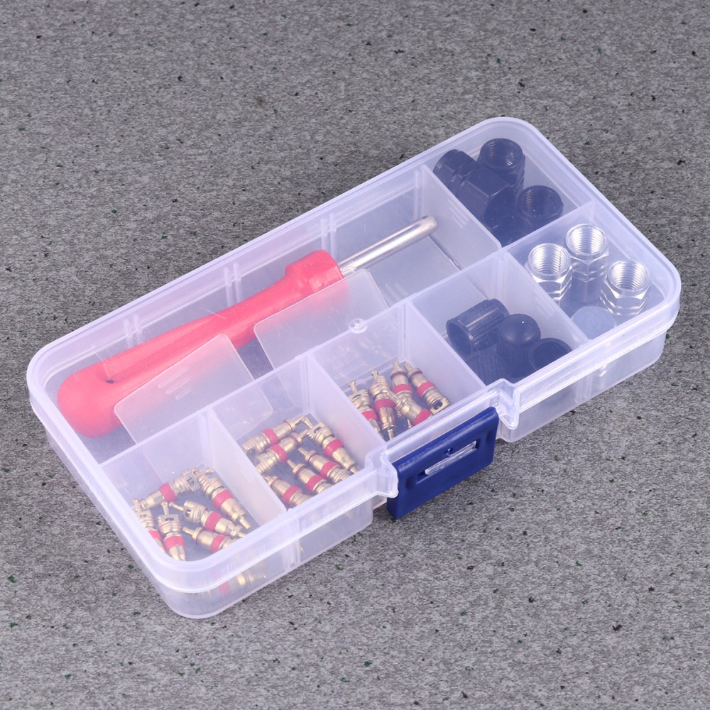 33 Pcs Automotive Tire Repair Tools Motorcycle Service Core Removal Wrench - Image 3