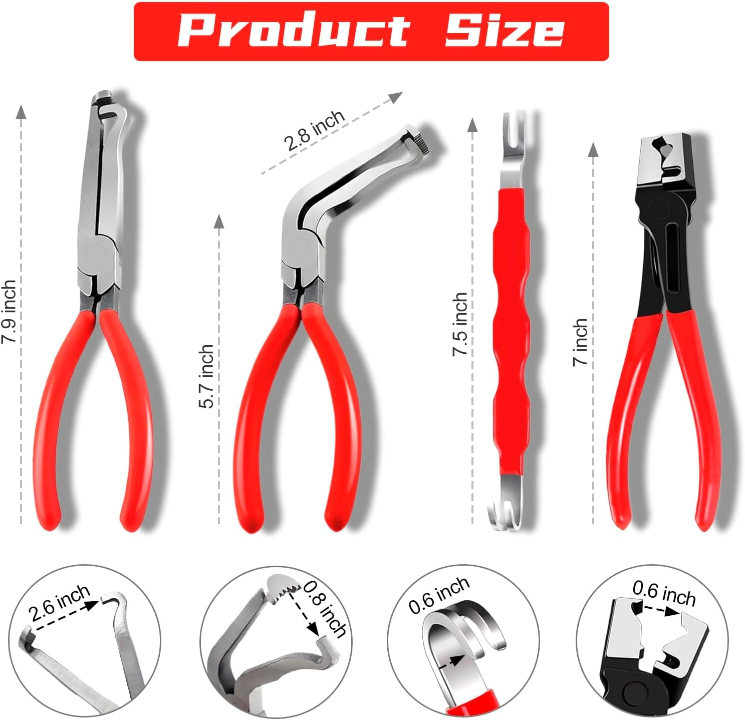 Electrical Disconnect Pliers Set – 11PCS Automotive Terminal Removal Tool Kit, I - Image 2