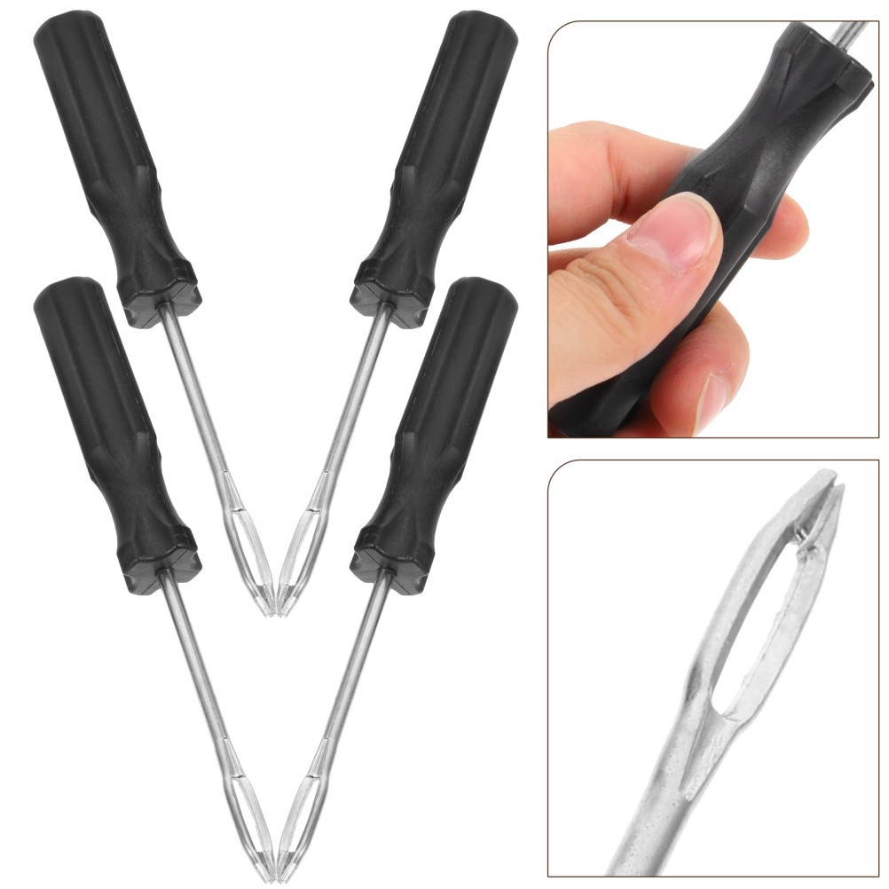 4 Pcs Tool for Tire Patch Plug Kit Heavy Duty Automotive Repair Tools - Image 4