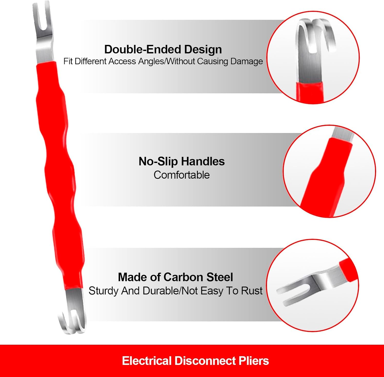 Electrical Disconnect Pliers Set – 11PCS Automotive Terminal Removal Tool Kit, I - Image 4