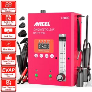 ANCEL (Upgrade Digital S3000 PRO Version) L3000 Automotive EVAP Smoke Machine US