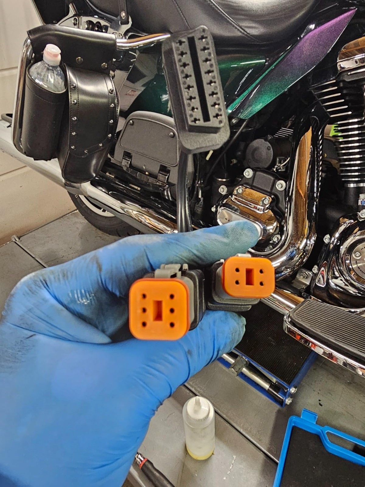 4Pin&6Pin to 16Pin OBD2 Adapter Cable for Harley Softail,Dyna,Diagnostic Scanner - Image 4
