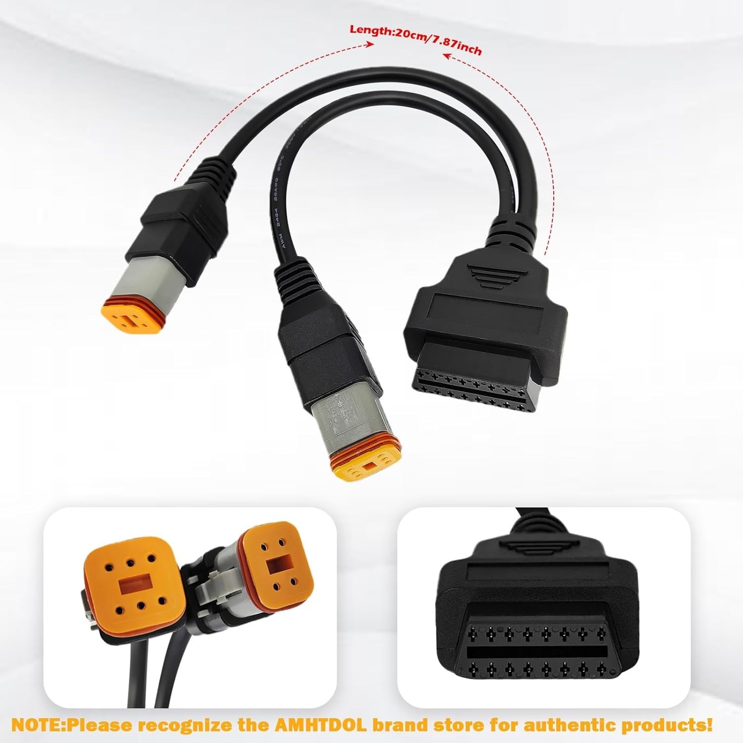 4Pin&6Pin to 16Pin OBD2 Adapter Cable for Harley Softail,Dyna,Diagnostic Scanner - Image 5