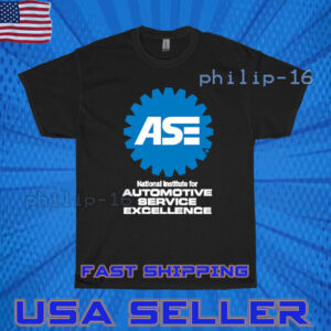 NEW SHIRT PREMIUM ASE AUTOMOTIVE SERVICE LOGO UNISEX T-SHIRT FUNNY SIZE S-5XL