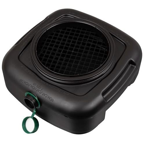 7.3 Quart Oil Drain Pan with Lid, Filter Screen & Pour Spout for Automotive Flui - Image 3
