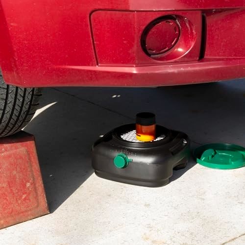7.3 Quart Oil Drain Pan with Lid, Filter Screen & Pour Spout for Automotive Flui - Image 5