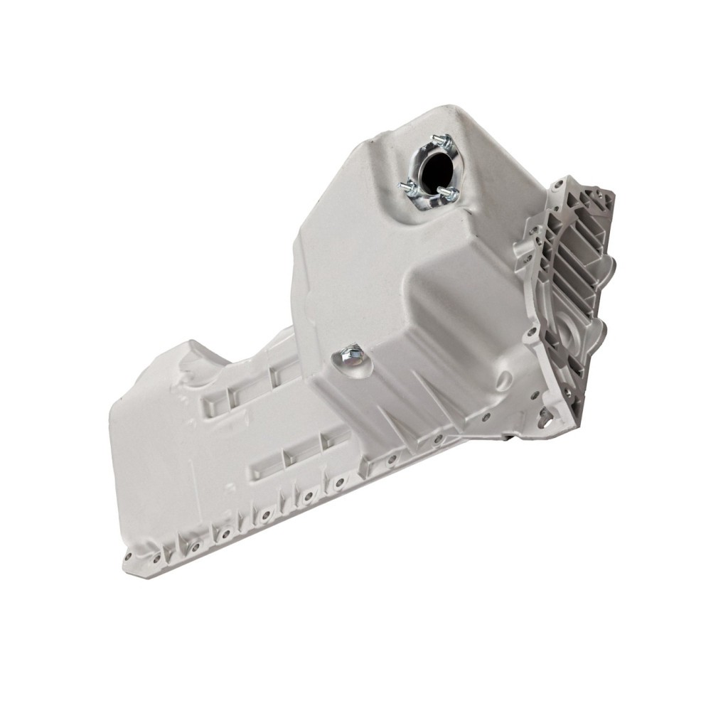 For BMW 335d 2009 2010 2011 Engine Oil Pan | Aluminum | 11137539412, 11137552414 - Image 2
