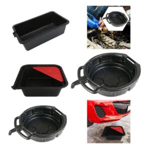 Oil Change Drain Pan Automotive Repair Tool Leakproof Multifunctional Avoids