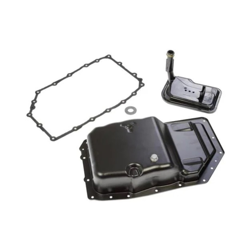 For Chevy Silverado 3500/2500 HD 2007-2018 Transmission Oil Pan CAPA Steel Black - Image 3