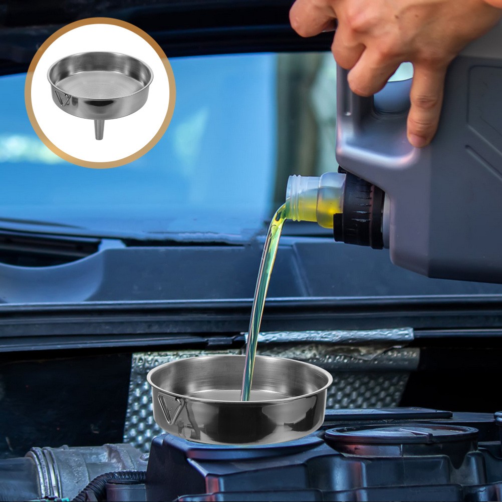 Metal Funnels for Automotive Use Stainless Steel Kitchen Car Refueling