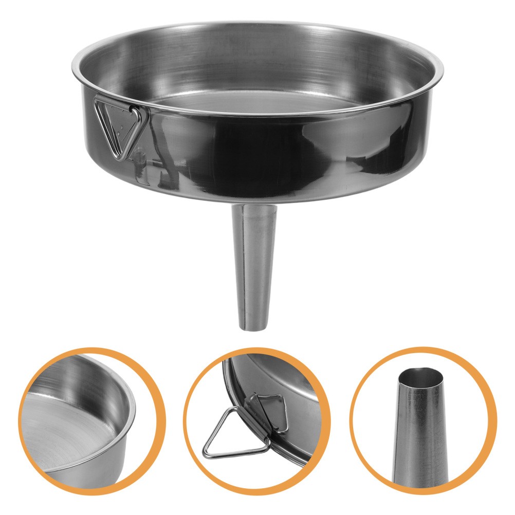 Metal Funnels for Automotive Use Stainless Steel Kitchen Car Refueling - Image 3