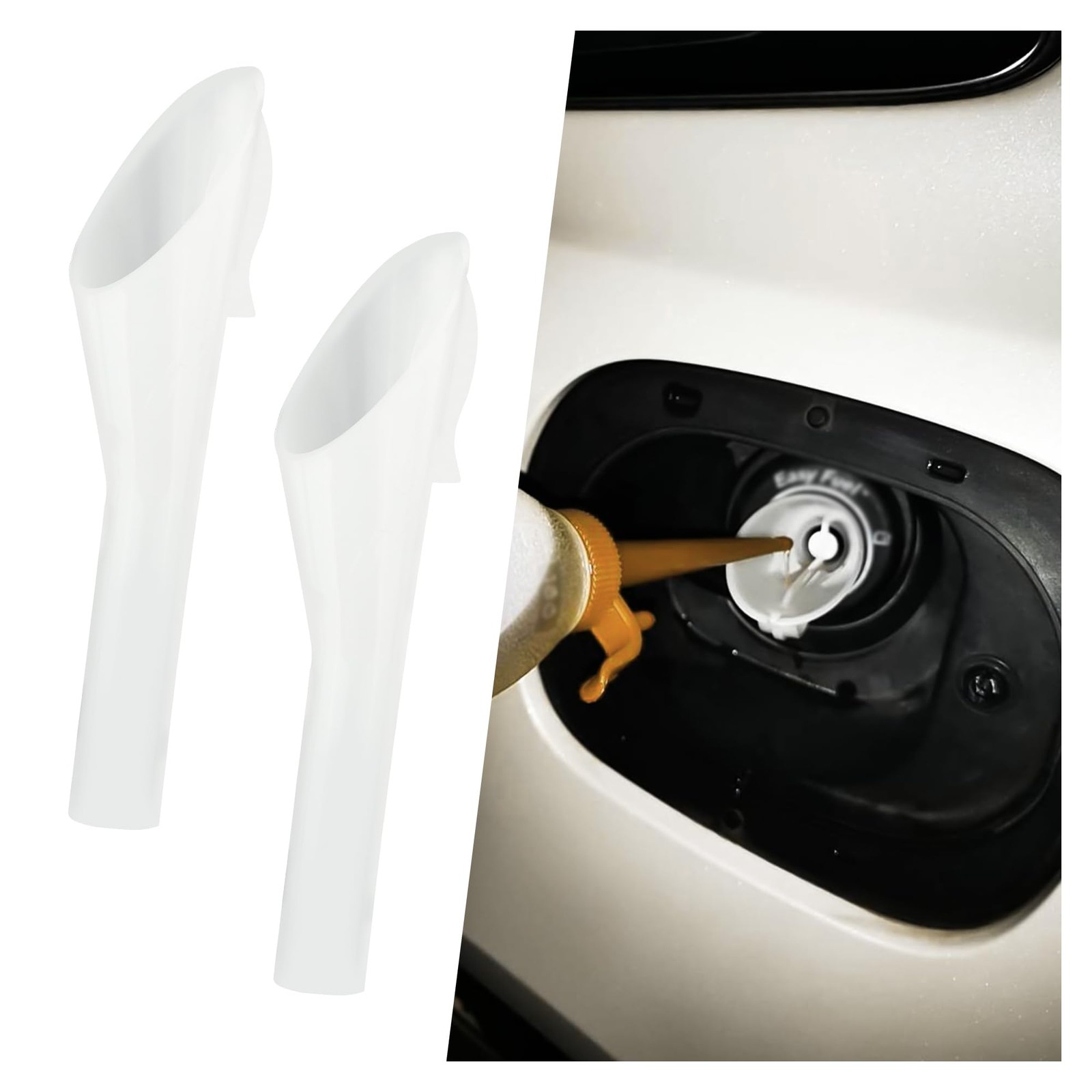 2PCS Automotive Funnels, OEM Replacement Fuel Funnels Compatible with Ford Gas