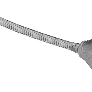 Performance Tool W219 Galvanized Automotive Metal Funnel w/ Flexible 12" Spout