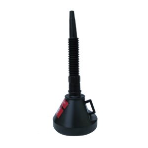 Jumbo Plastic Wide Mouth Garage Automotive Oil Gas Funnel Flexible Spout Filter