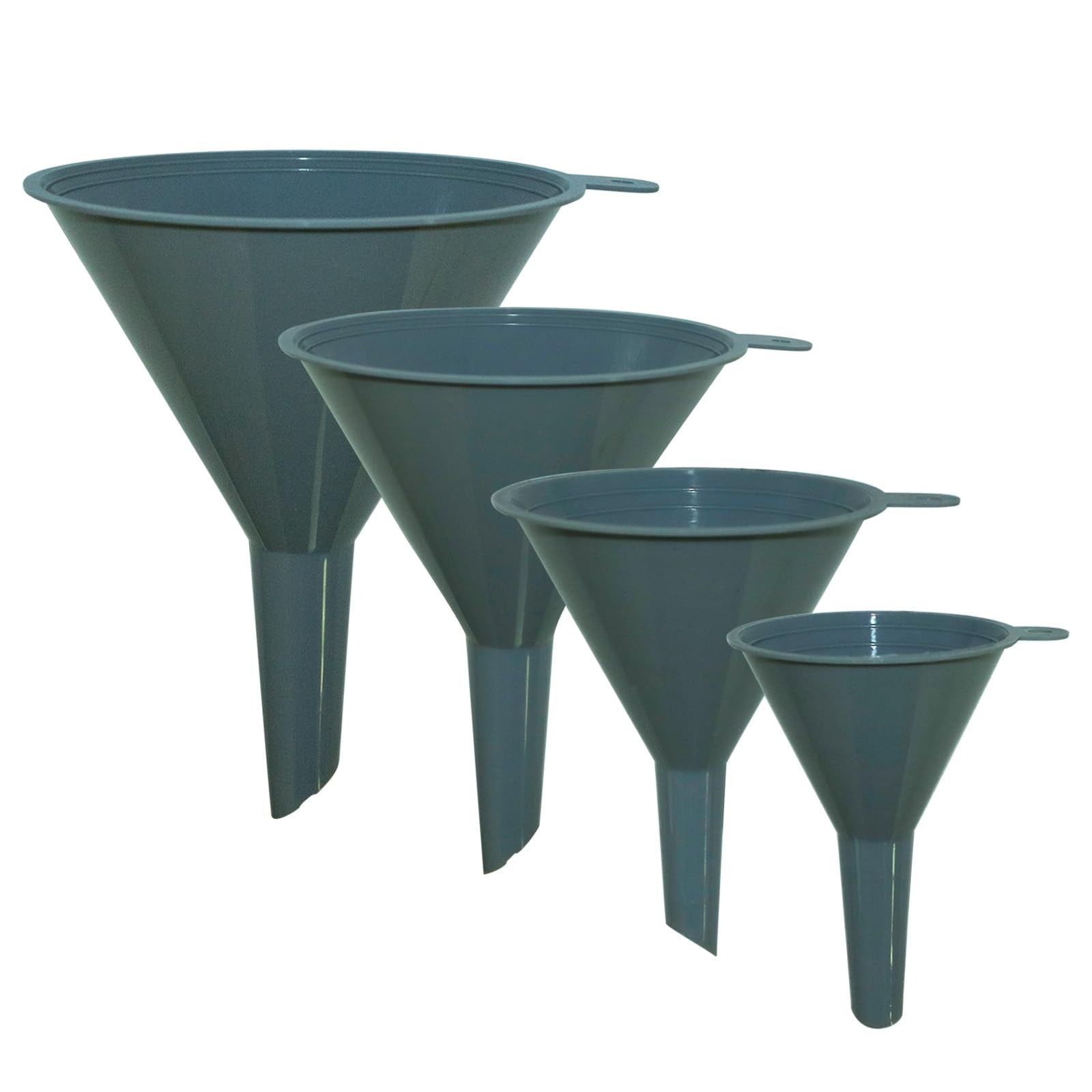 4 Pcs Plastic Funnel Set for Filling Bottles Kitchen Automotive Canning