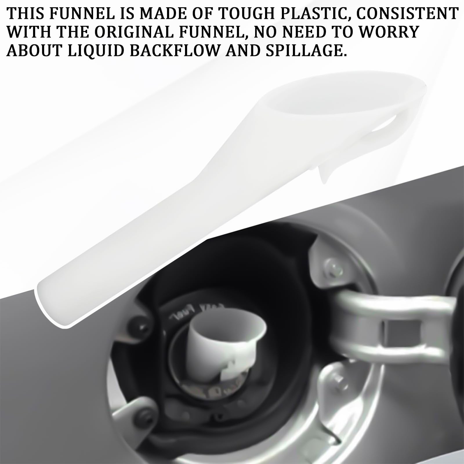 Msyuusr 2PCS Capless Gas Tank Funnel,Funnels for Automotive Use OEM8U5A-17B06... - Image 5