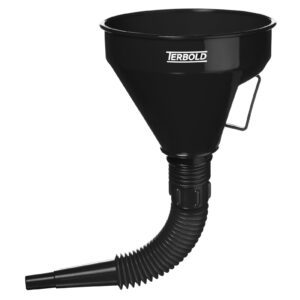 Automotive Flex Funnel with Hose | Wide Mouth Flexible Oil Funnel for Automot...