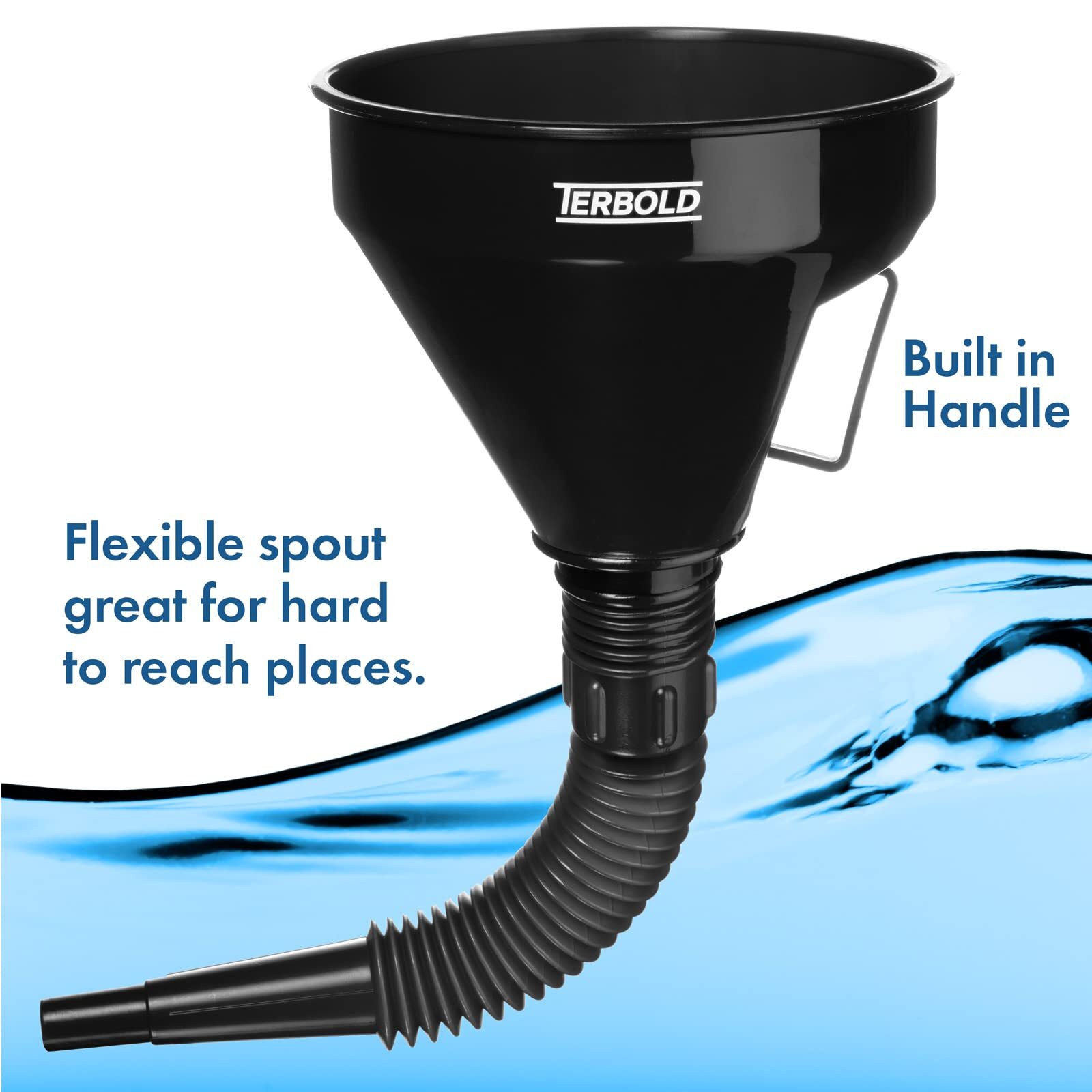 Automotive Flex Funnel with Hose | Wide Mouth Flexible Oil Funnel for Automot... - Image 5