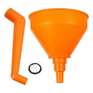 Automotive Funnels Wide Mouth Fuel Funnels Plastic Right Angle Oil Funnels