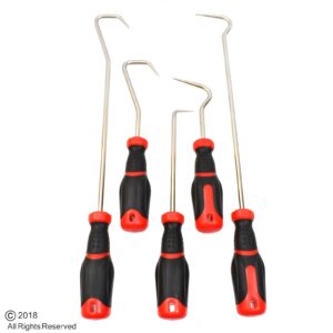 5-Piece Hook and Pick Set for Automotive Radiator / Coolant Hose Removal