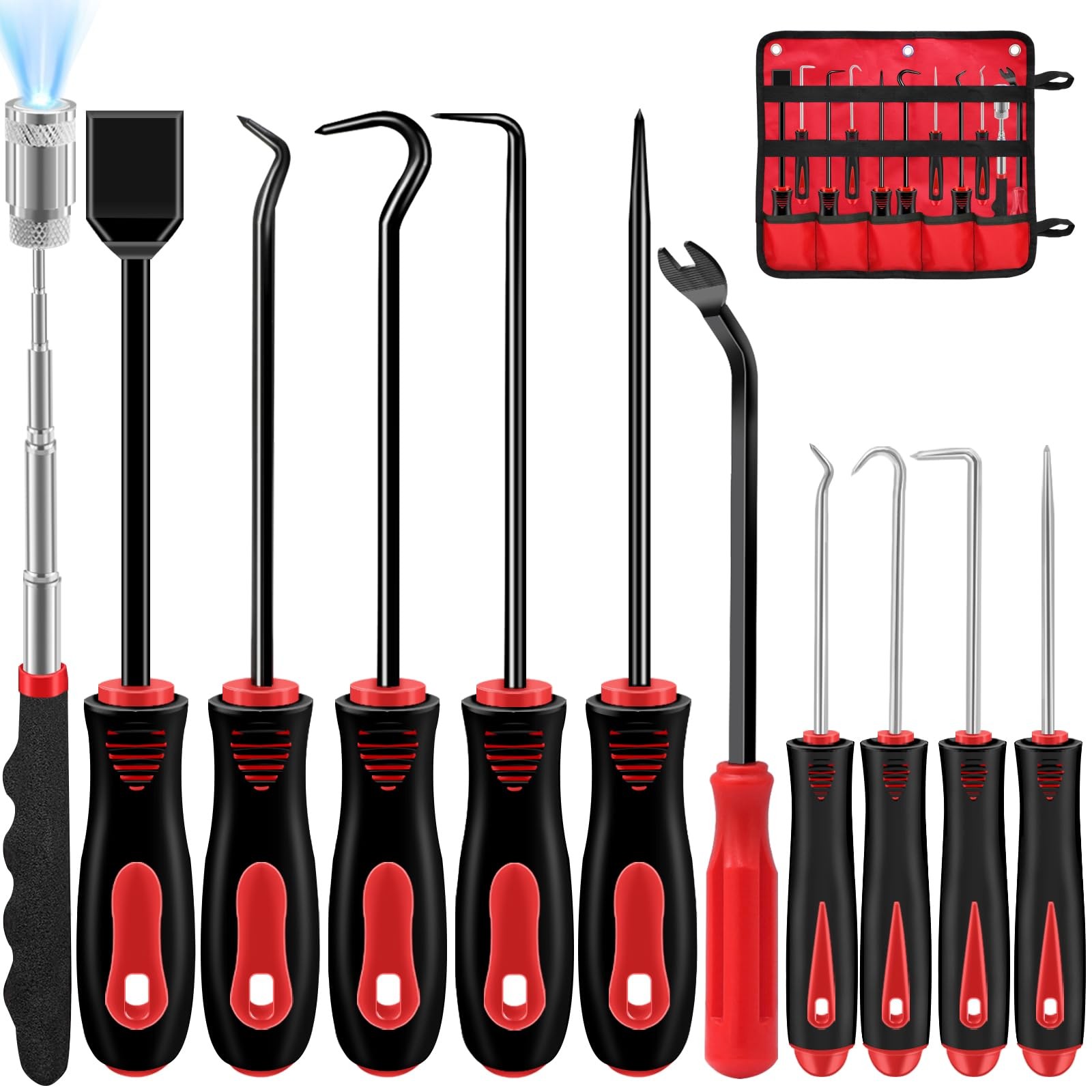 11 Pcs Hook and Pick Set Mechanic Automotive Pick Tool for Car Oil Seal/O-Rin