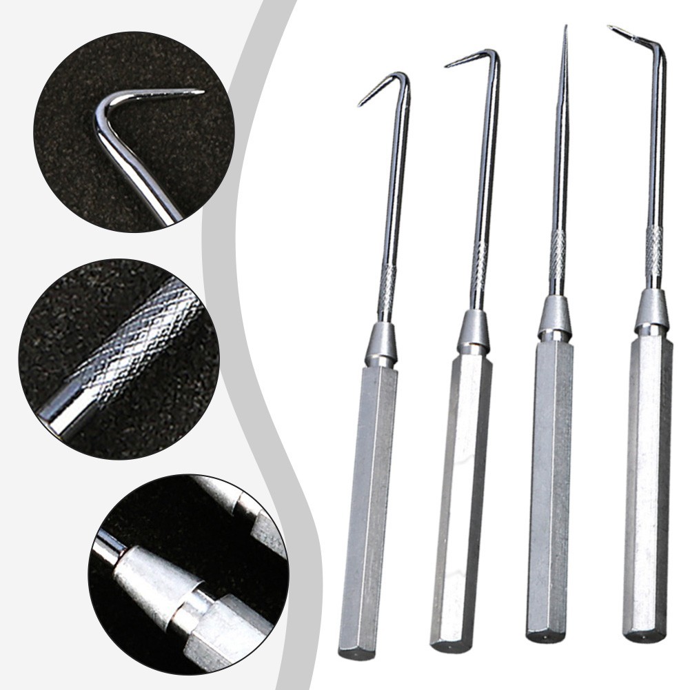 Premium Automotive Hook and Pick Set with 4 Essential Tools for Mechanics - Image 5