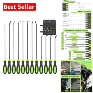 Versatile 12PCS Hook and Pick Tool Set for Tight Spaces - Perfect for Mechanics
