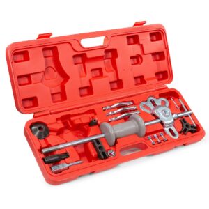 XtremepowerUS Slide Hammer Axle Jaw Puller Tool Kit 8 Way Internal External