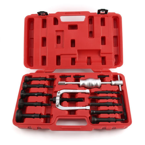 Pro 16pc Blind Hole Pilot Bearing Puller Internal Extractor Remover Slide Hammer - Image 2