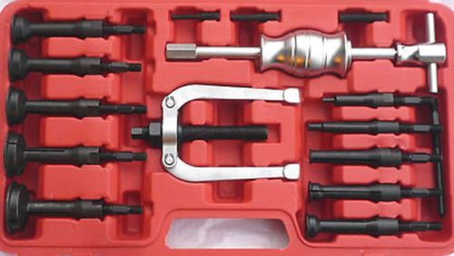 Pro 16pc Blind Hole Pilot Bearing Puller Internal Extractor Remover Slide Hammer - Image 5