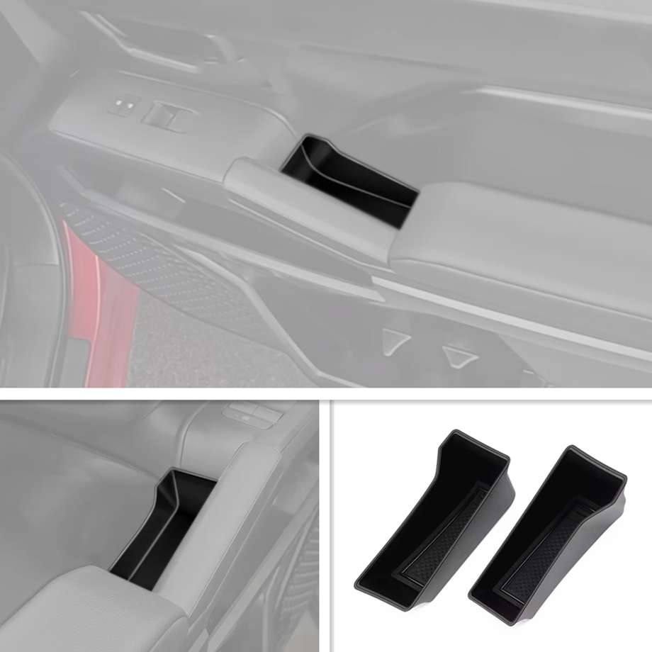 Fit For Toyota 4Runner 2025+ Car Armrest Container Door Storage Box Handle 2pcs