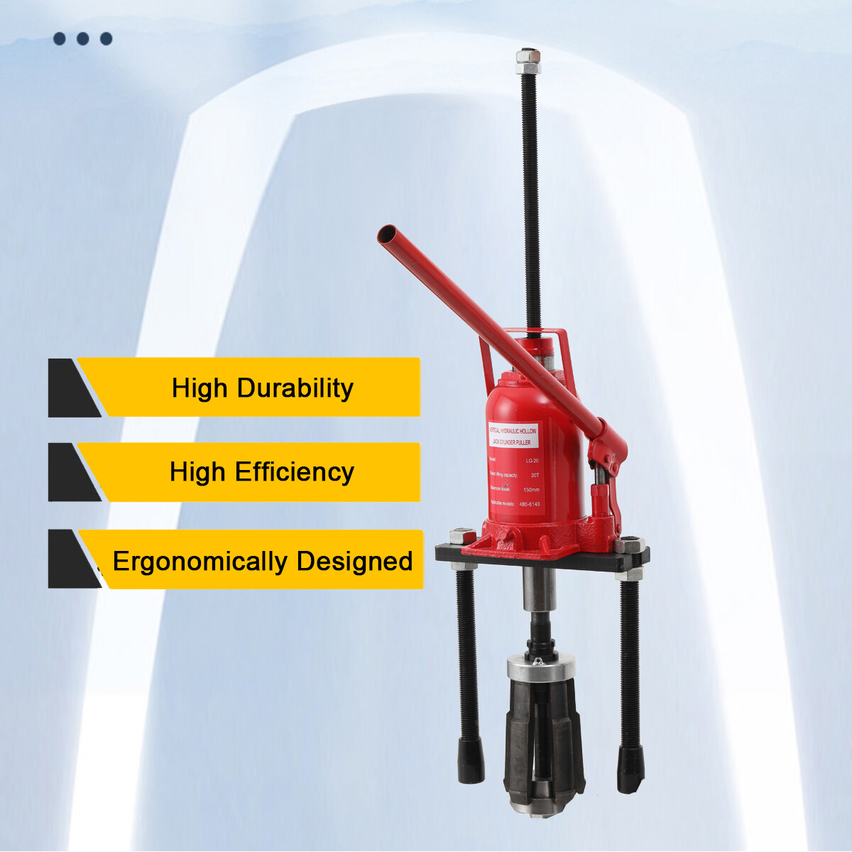 20Ton Cylinder Sleeve Liner Puller Tool Truck Tractor or Automotive Fut Truck - Image 3