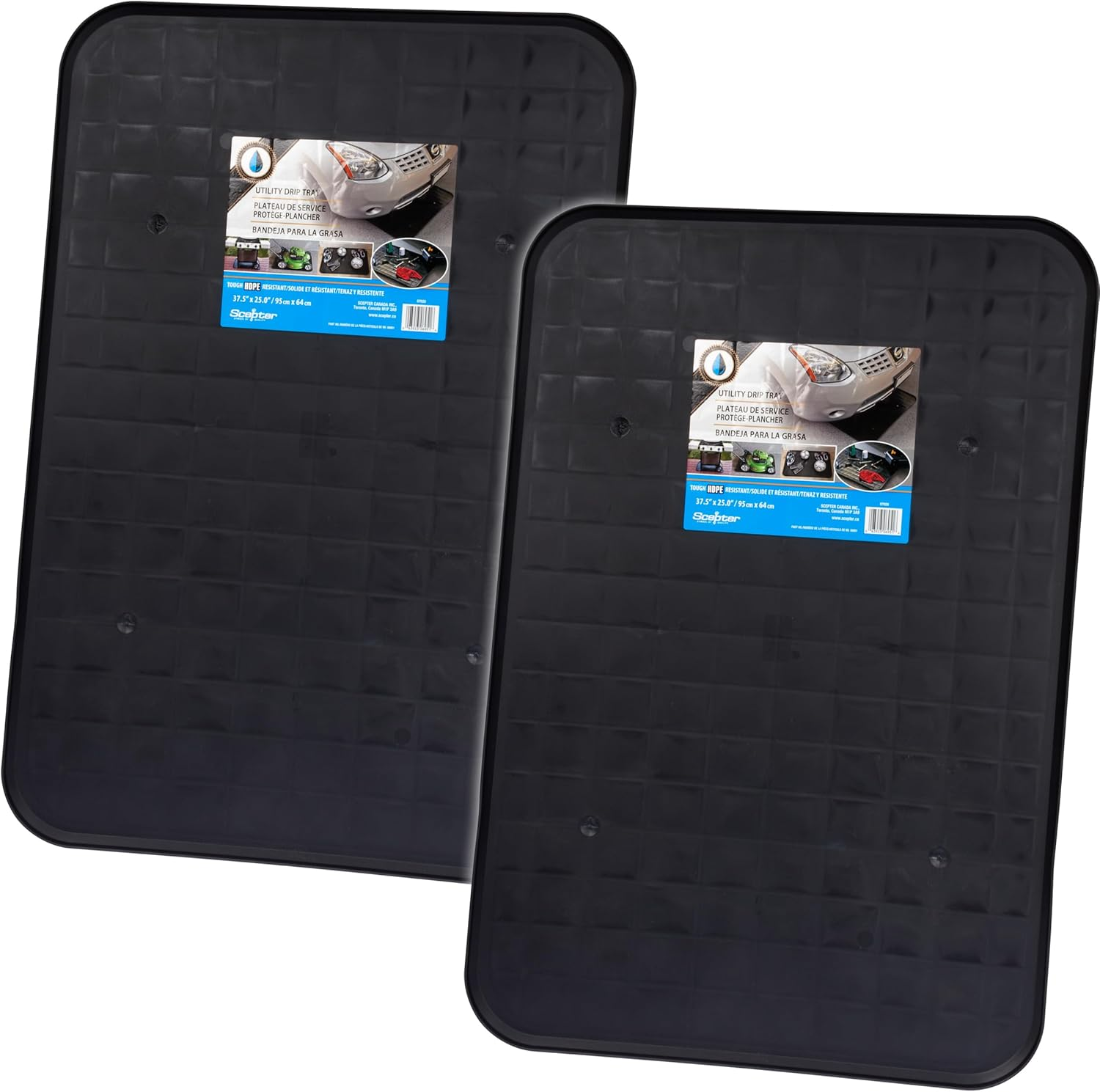 AM2PK06951 Extra Large Utility Drip Tray, Heavy Duty Automotive Garage Mat, Pet