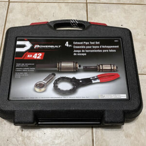 🔥Powerbuilt 648612 Exhaust Tool Set 42 Automotive Tools Nut Splitter 4 Piece🚗✅