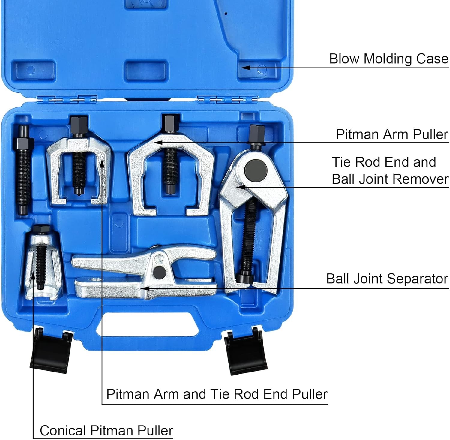 YSTOOL Front End Service Tool Set with Automotive Ball Joint Blue Case - Image 2