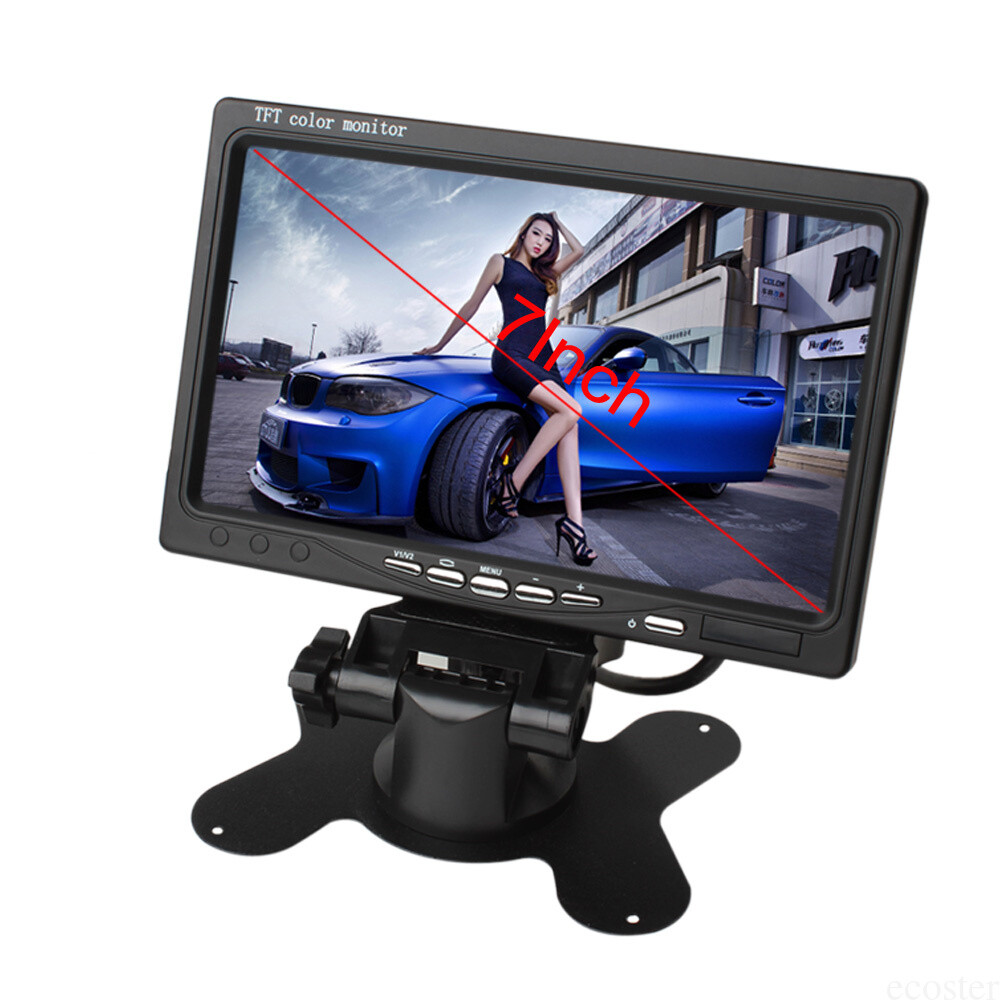 7'' Backup Camera Quad Monitor Kit System Back Reverse Night Vision For Truck RV - Image 3