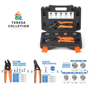 iCrimp Quick Change Ratcheting Crimper Tool Kit, Automotive Service Kit, for ...