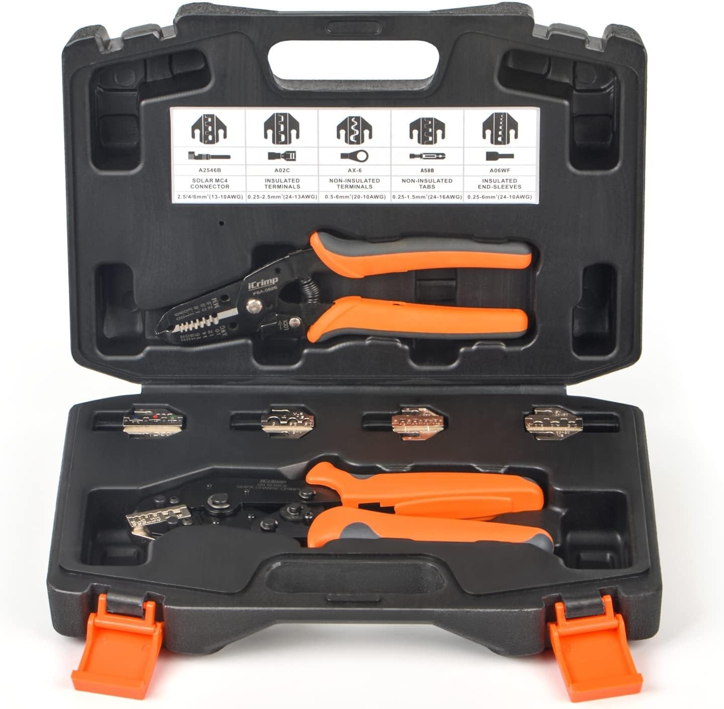 iCrimp Quick Change Ratcheting Crimper Tool Kit, Automotive Service Kit, for ... - Image 2