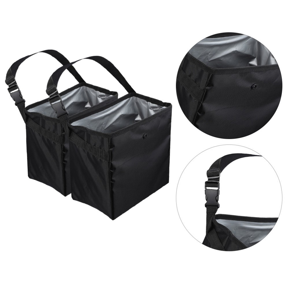 2 Pcs Multi-functional Car Trash Can Garbage Container for Automotive Cans - Image 5