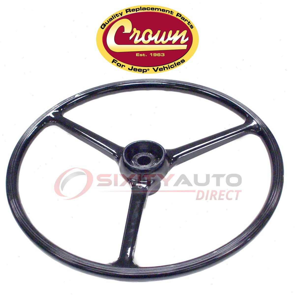 Crown Automotive Steering Wheel for 1946-1958 Jeep Willys - Body al
