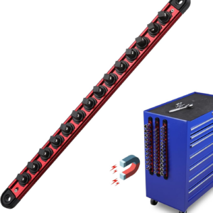 Magnetic Socket Holder Organizer Set: 3/8 Detachable Socket Trays Socket Organiz