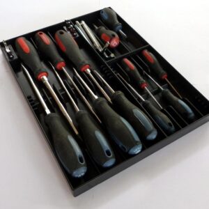 Screwdriver Tray Storage Sorter Organizer Tool Chest Drawer Storage Compartment