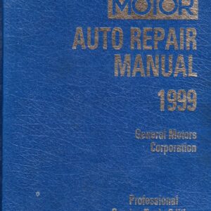 1997-1999 MOTOR Domestic Automotive Service Repair Shop Manual - 2 Vol. Set