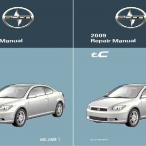 2009 SCION tC Shop Service Repair Manual Complete Set