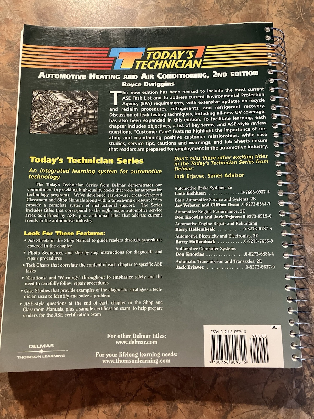 Today's Technician Automotive Heating /Air Conditioning Shop & Classroom Manual - Image 4