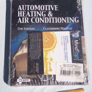 Mark Schnubel Automotive Heating & Air Conditioning Classroom & Shop Manual & CD